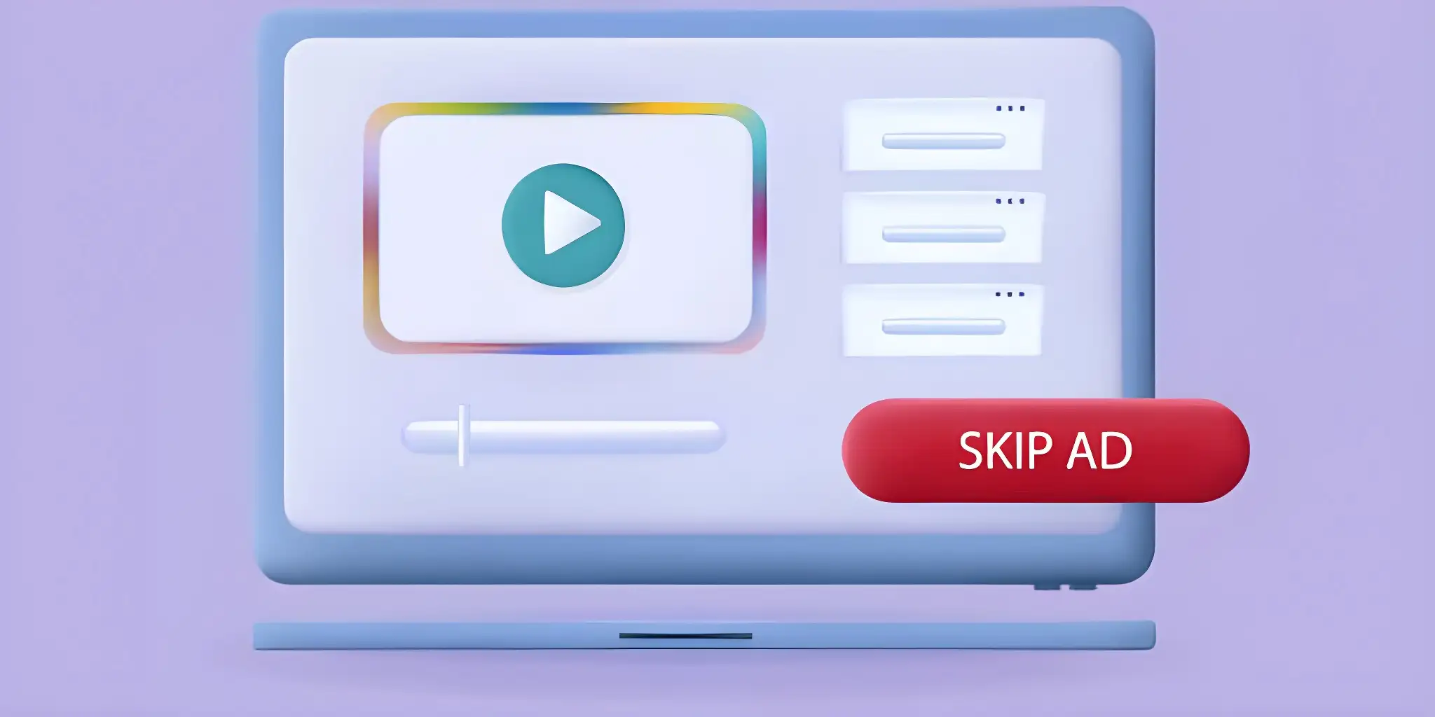 a button for pausing web ads is displayed on a computer screen