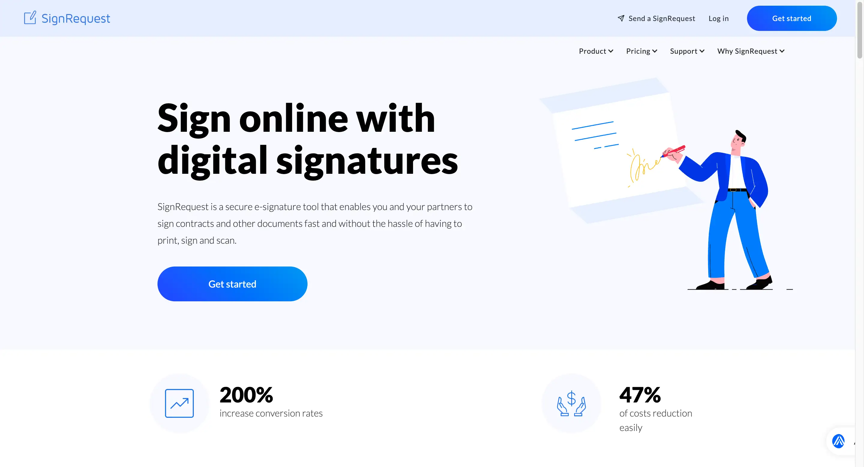 signrequest homepage