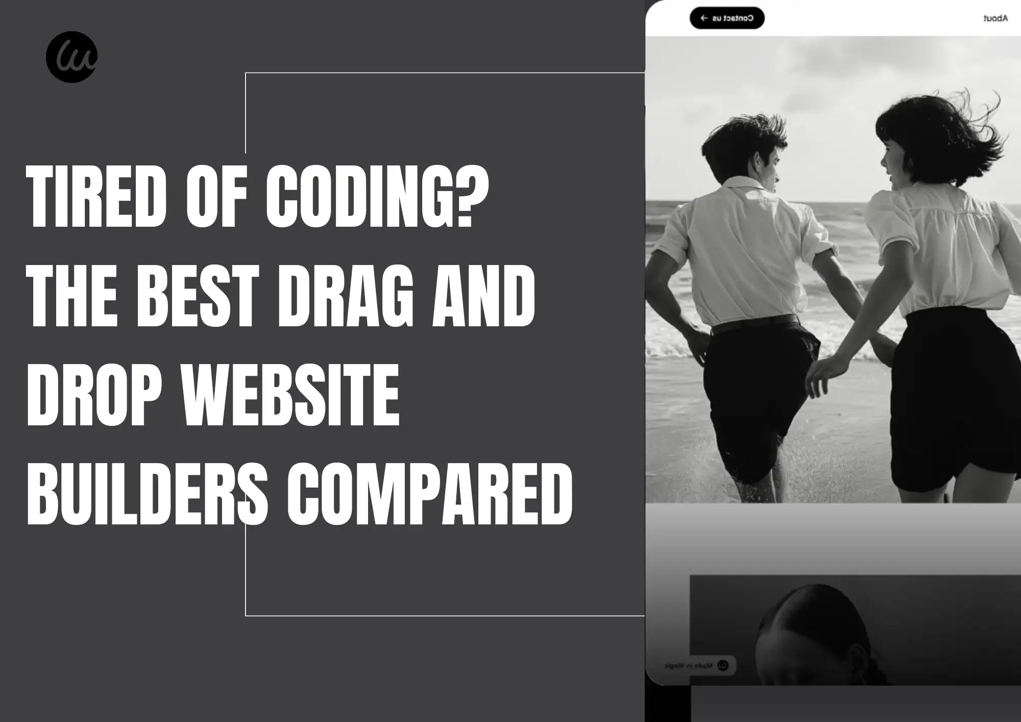 drag and drop website builder