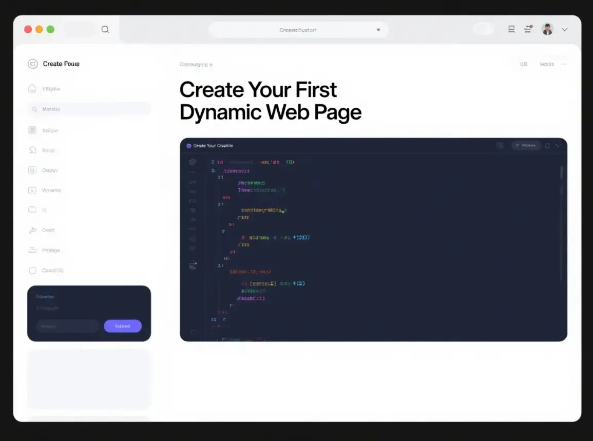 Creating Your First Dynamic Website