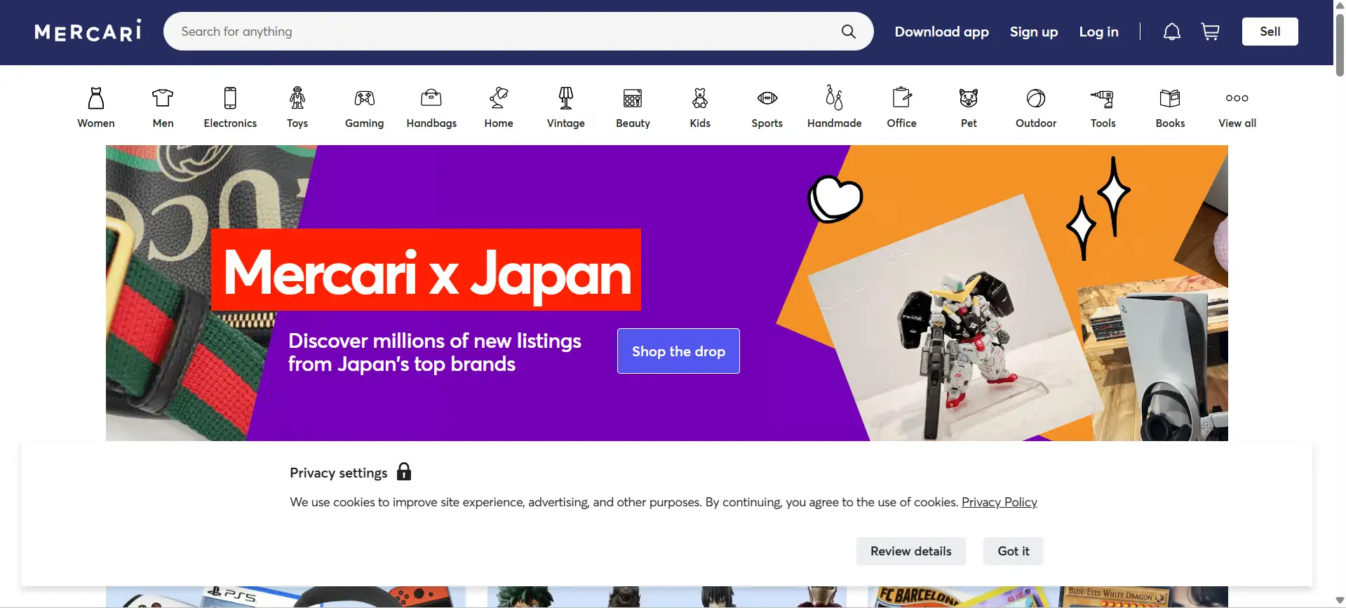 web of mercari