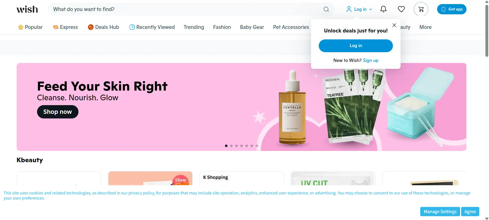 wish web