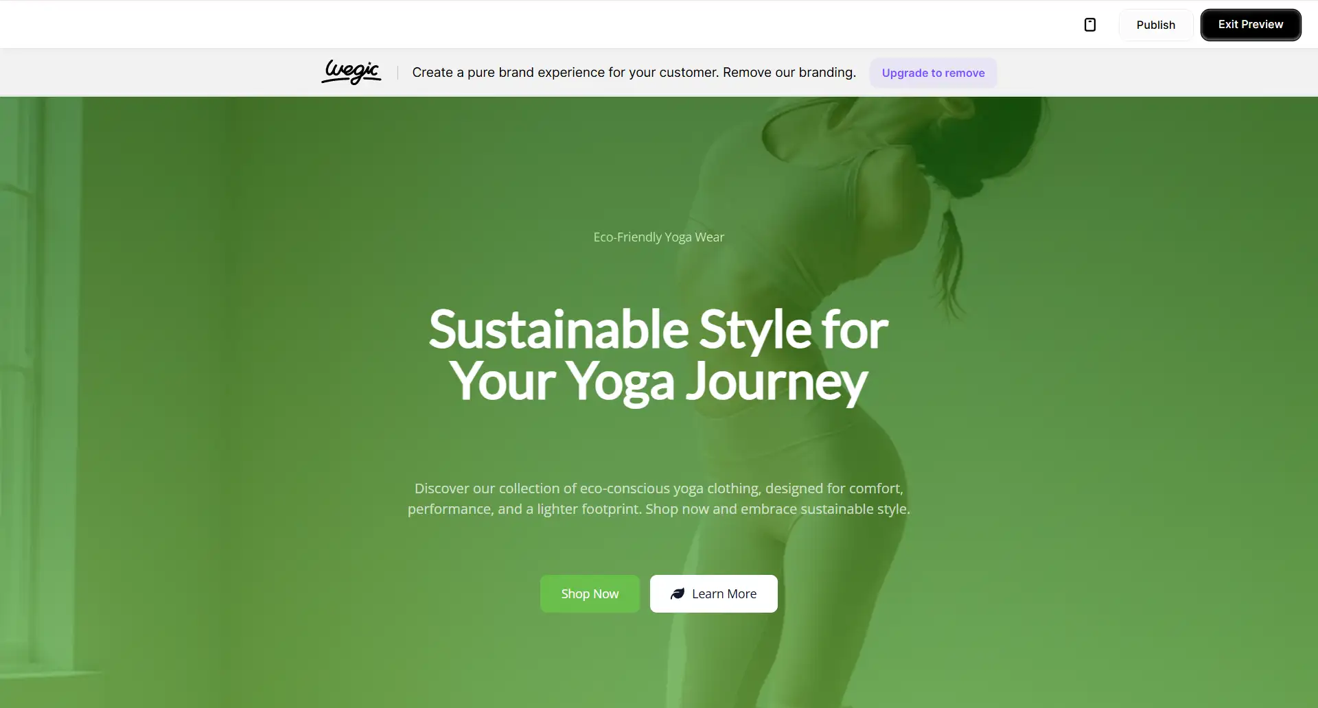 Generate and polish your e-commerce clothing website online Generate and polish your e-commerce clothing website online
