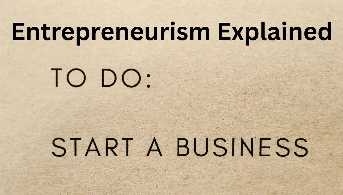 Entrepreneurism explained: to start a business Entrepreneurism explained: to start a business