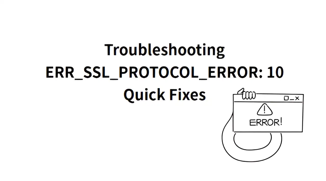 a connection error occurred on the web page