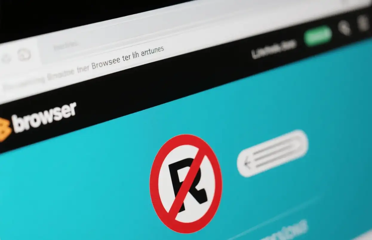 The use of browser extensions is prohibited