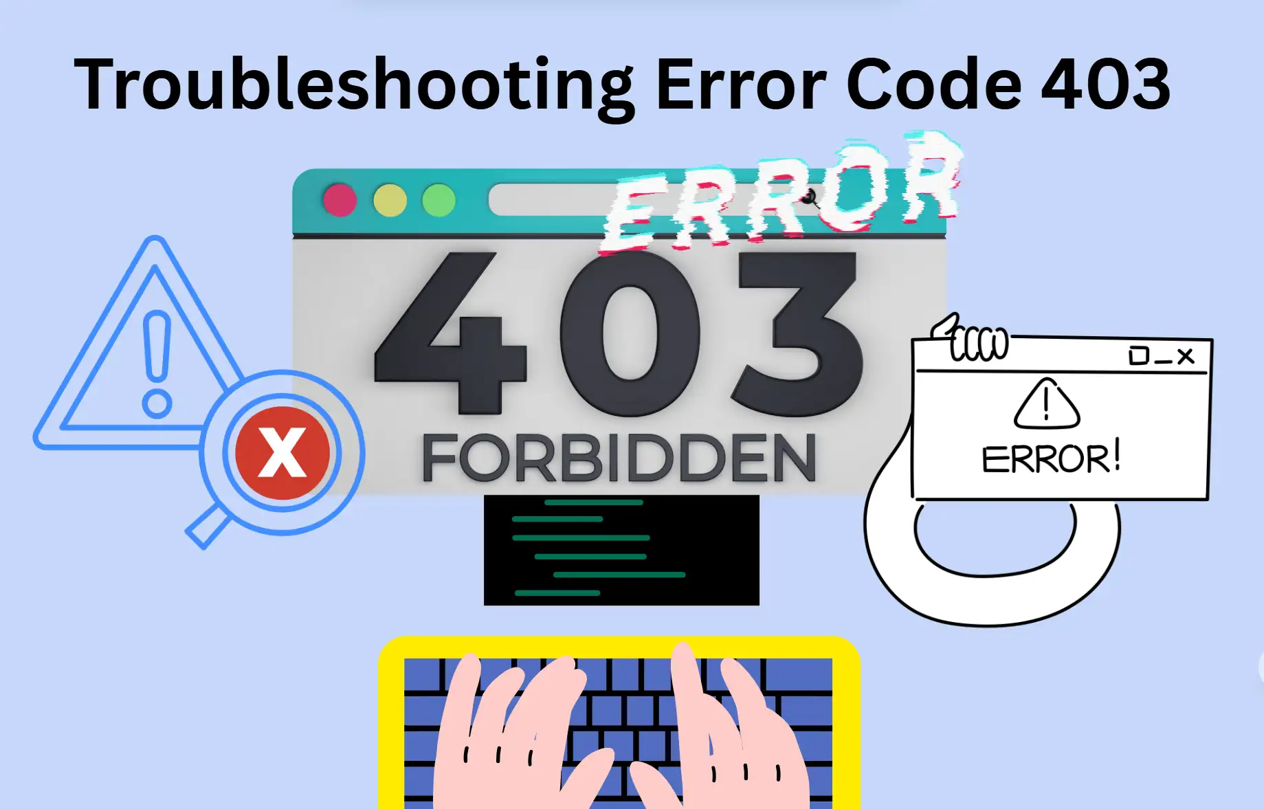 A programmer is troubleshooting error code 403