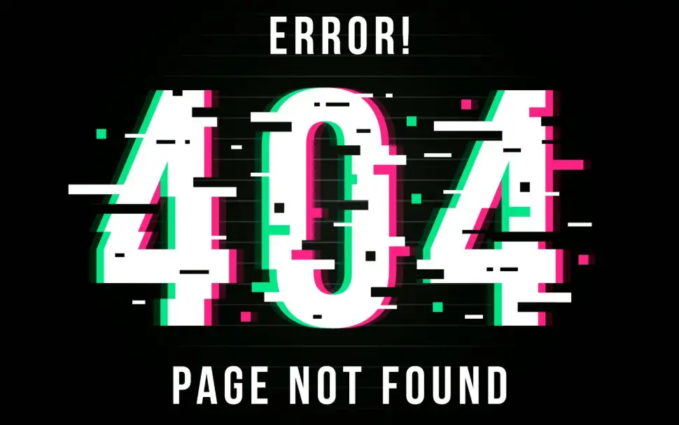 404 page not found error code