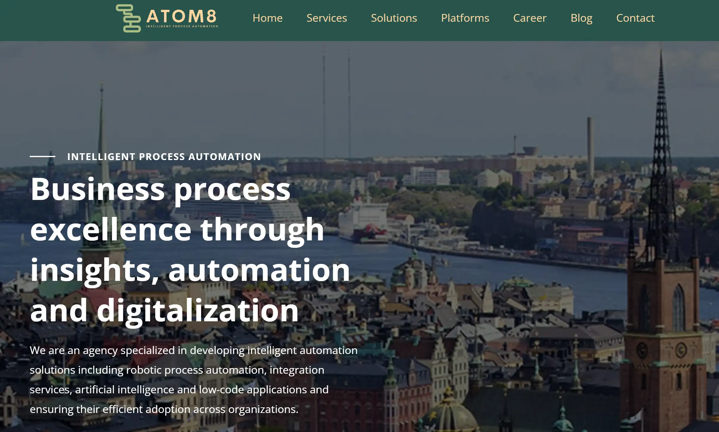 Homepage of Atom8 Homepage of Atom8