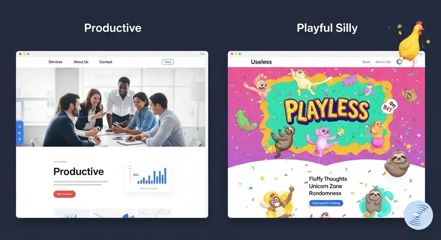 The internet's most delightfully pointless corners The internet's most delightfully pointless corners