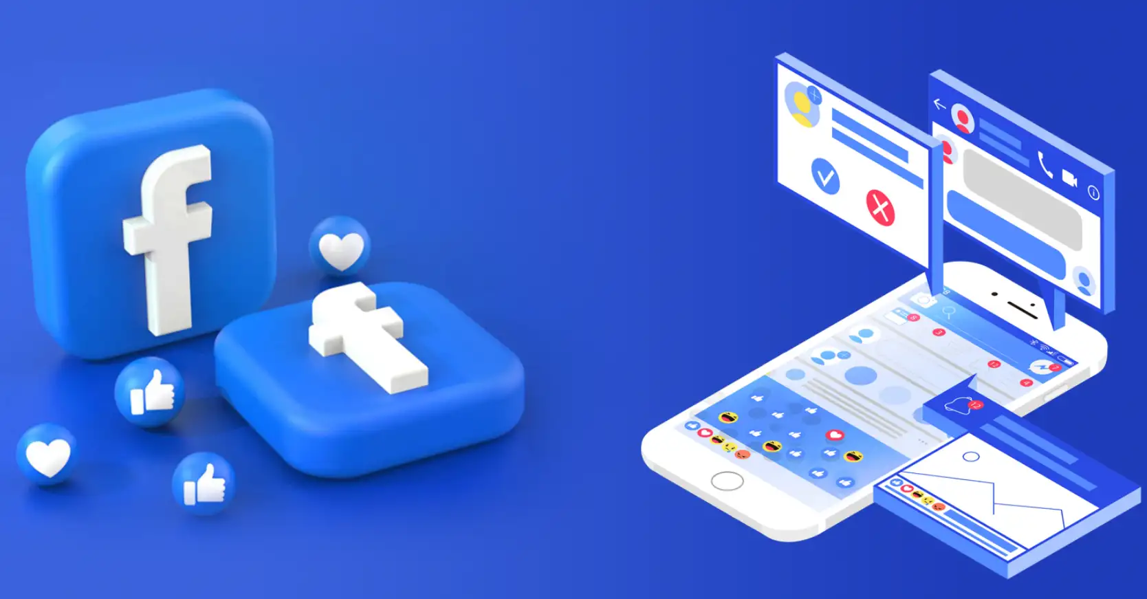 Facebook Touch interface on a phone