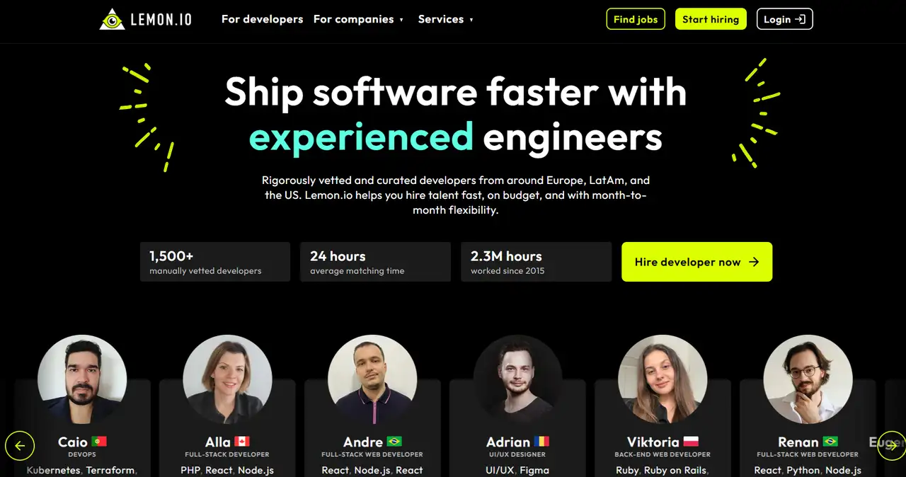 a platform where you can find affordable developers