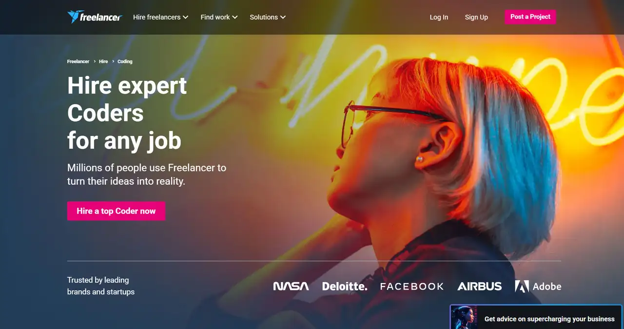 a freelance site