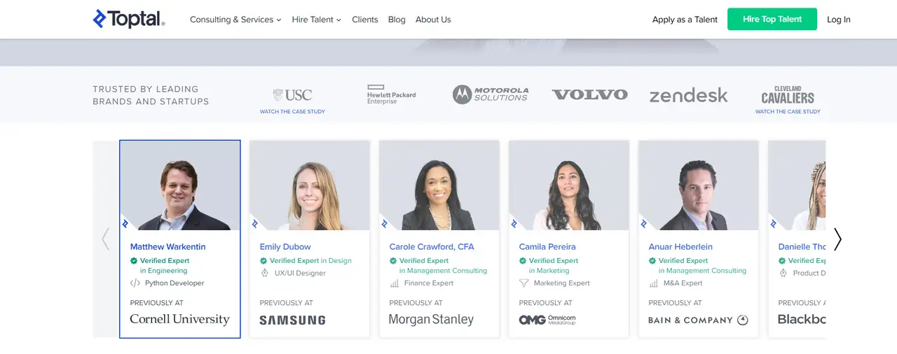 a high-end developer talent agency