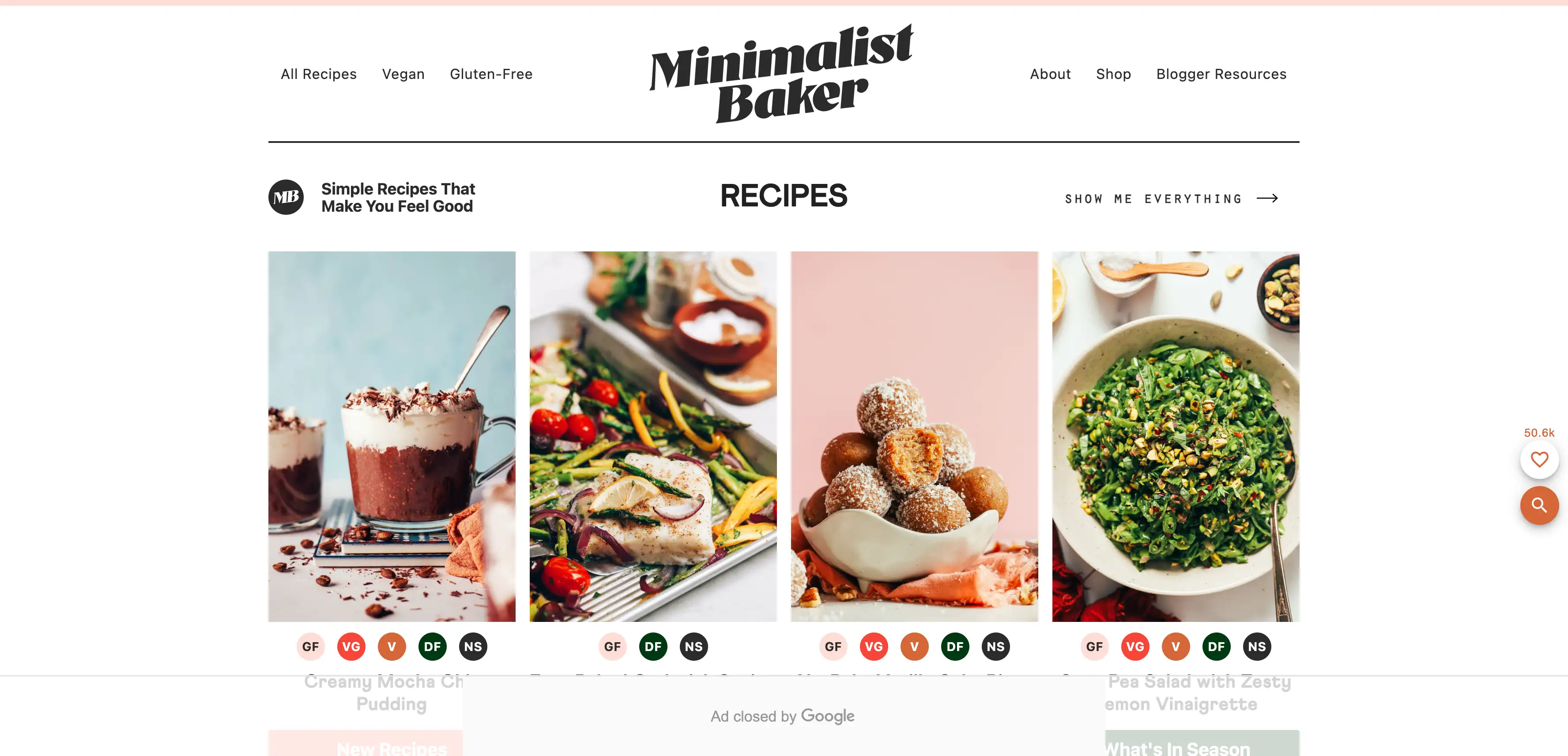 minimalist baker simplicity design food blog