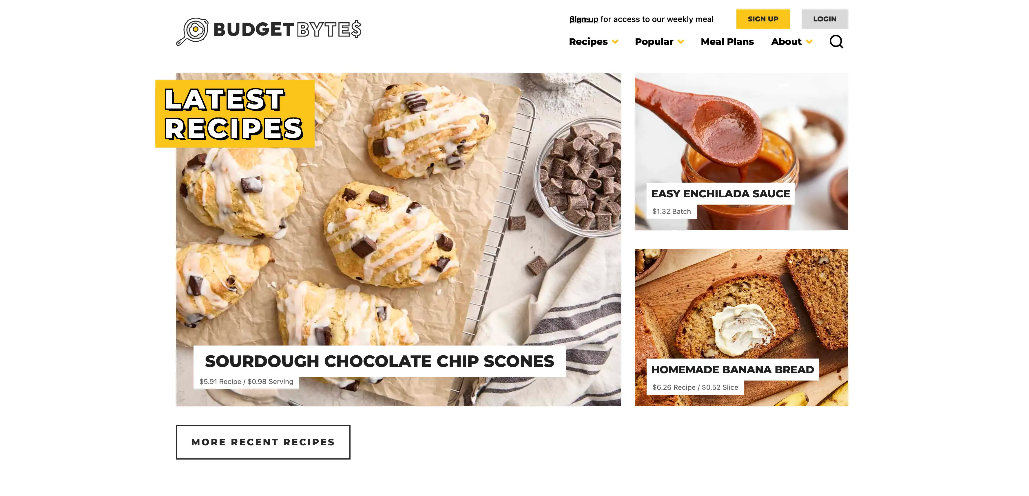 budget bytes affordable recipes blog
