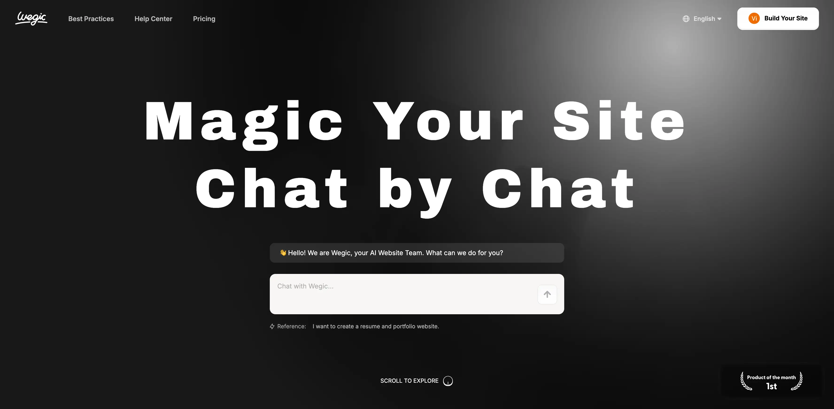 magic your food blog chat by chat with wegic