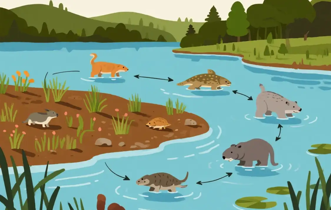 Freshwater Lake Food Web Example Freshwater Lake Food Web Example
