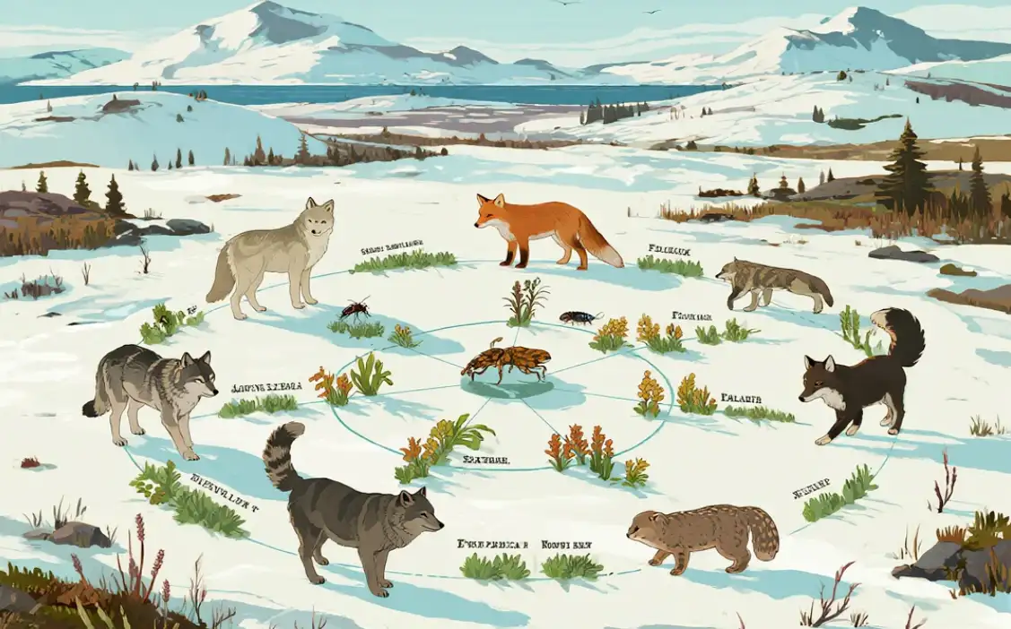 Arctic Tundra Food Web Example Arctic Tundra Food Web Example