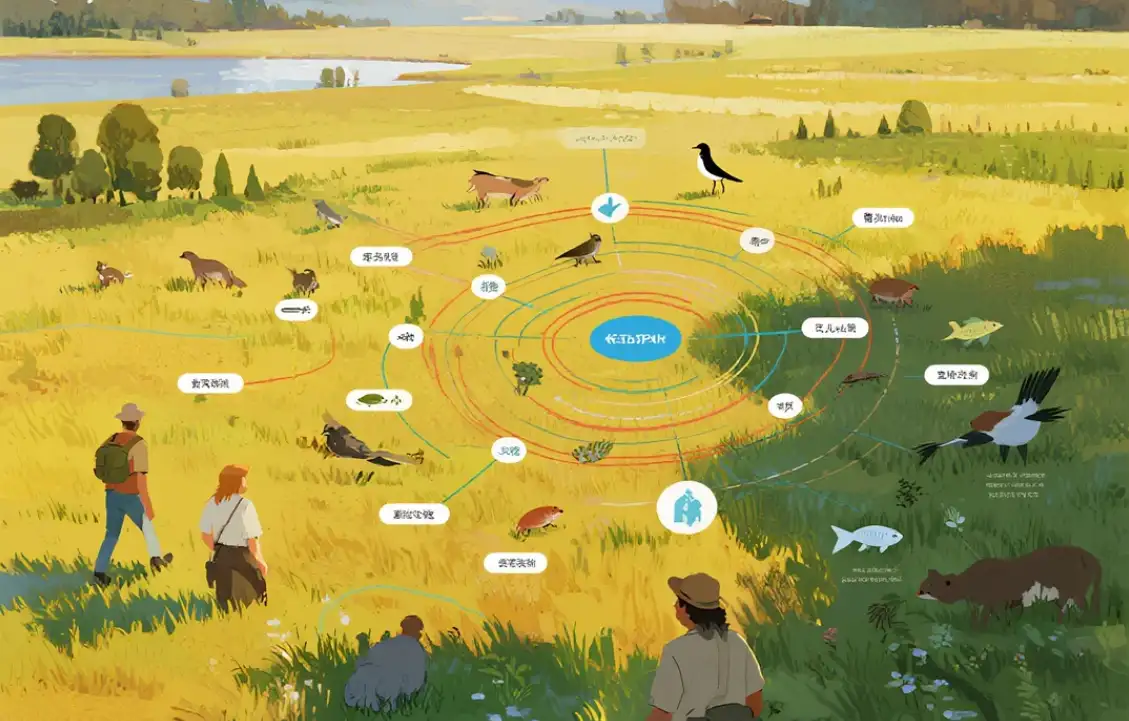 Temperate Grassland Food Web Example Temperate Grassland Food Web Example