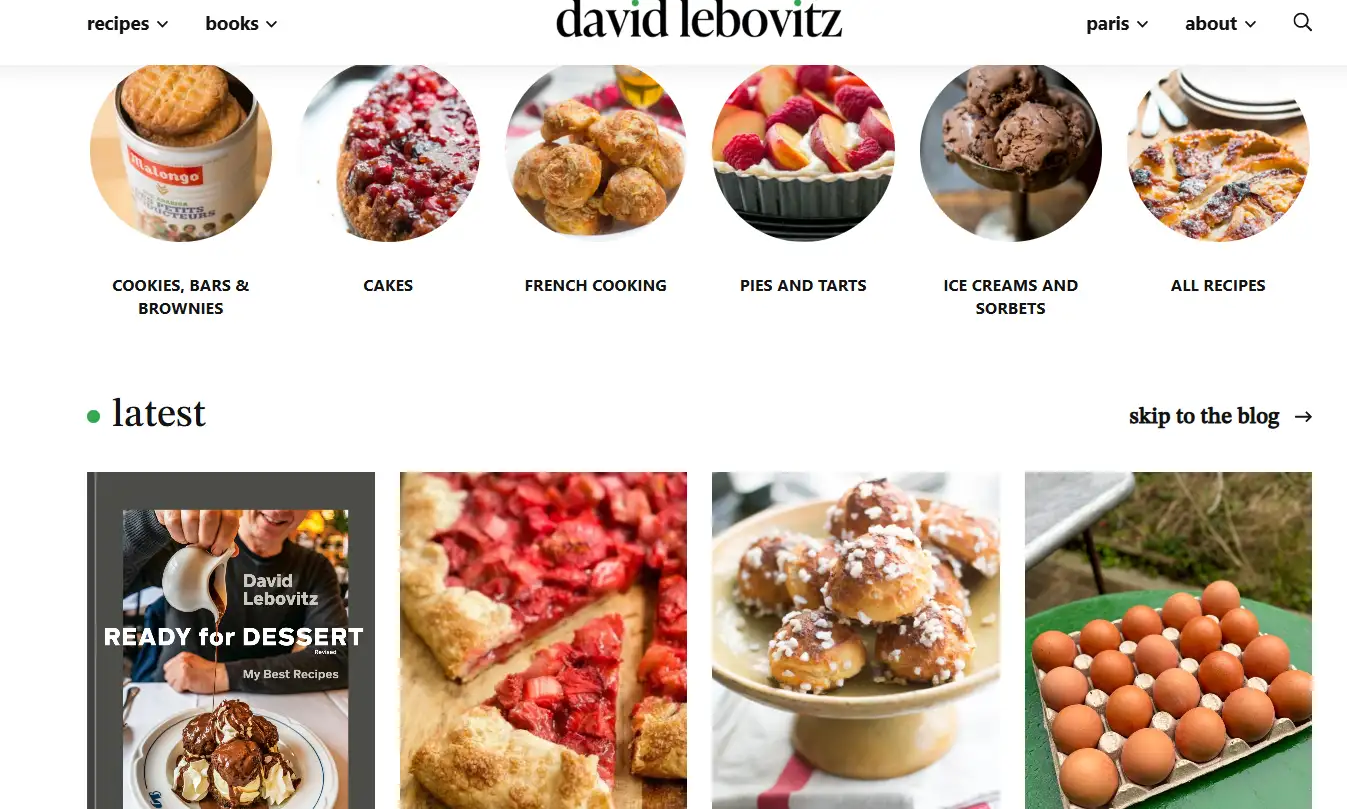 David Lebovitz homepage