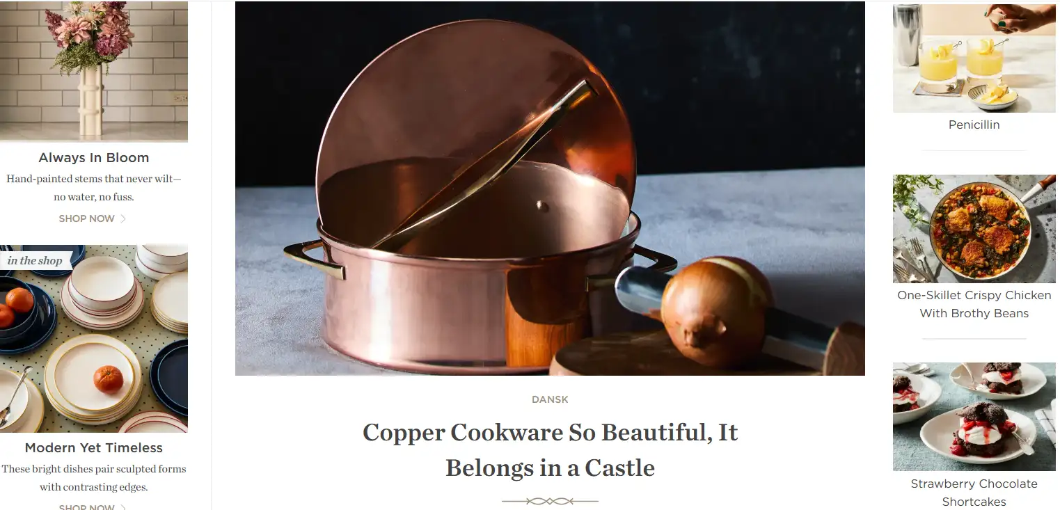 Food52 homepage