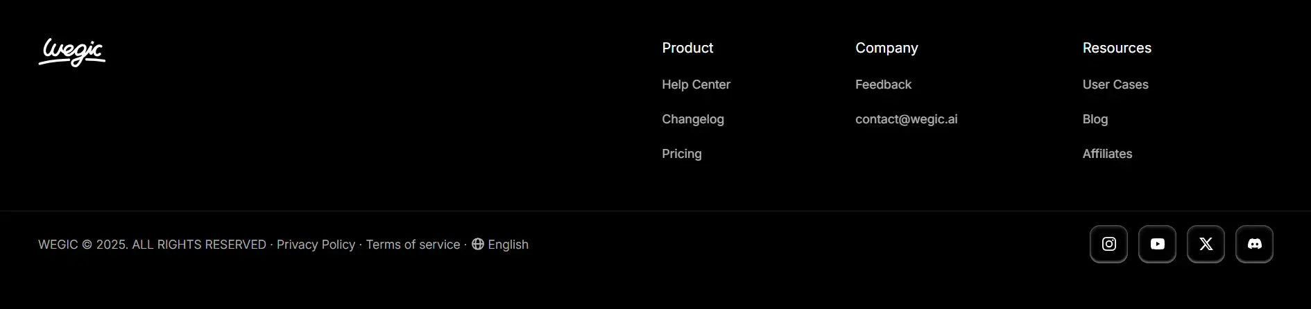 Clean and Minimalist Footer