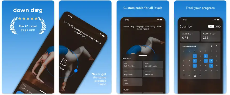 Screenshots of Yoga | Down Dog