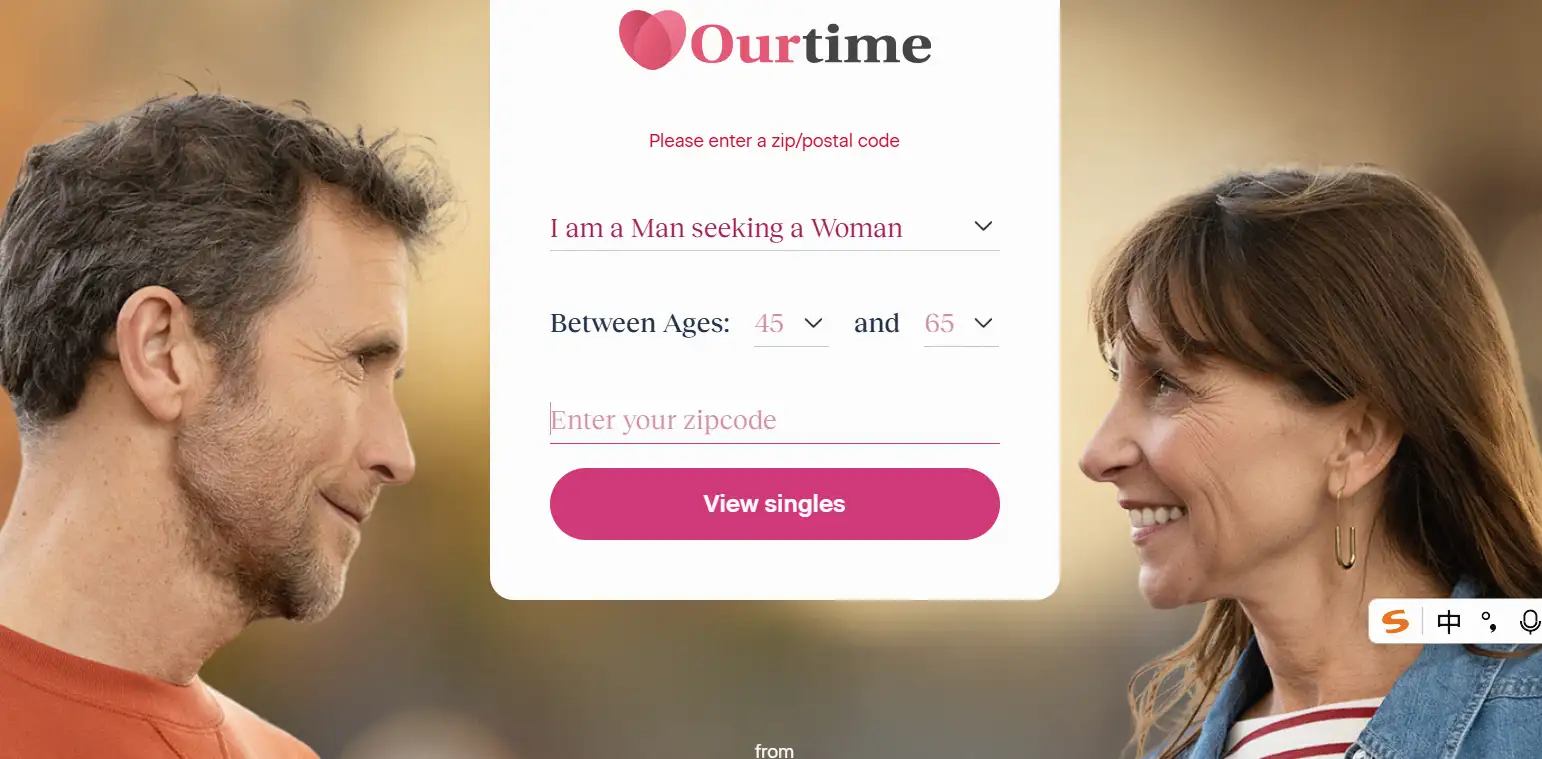 Ourtime homepage