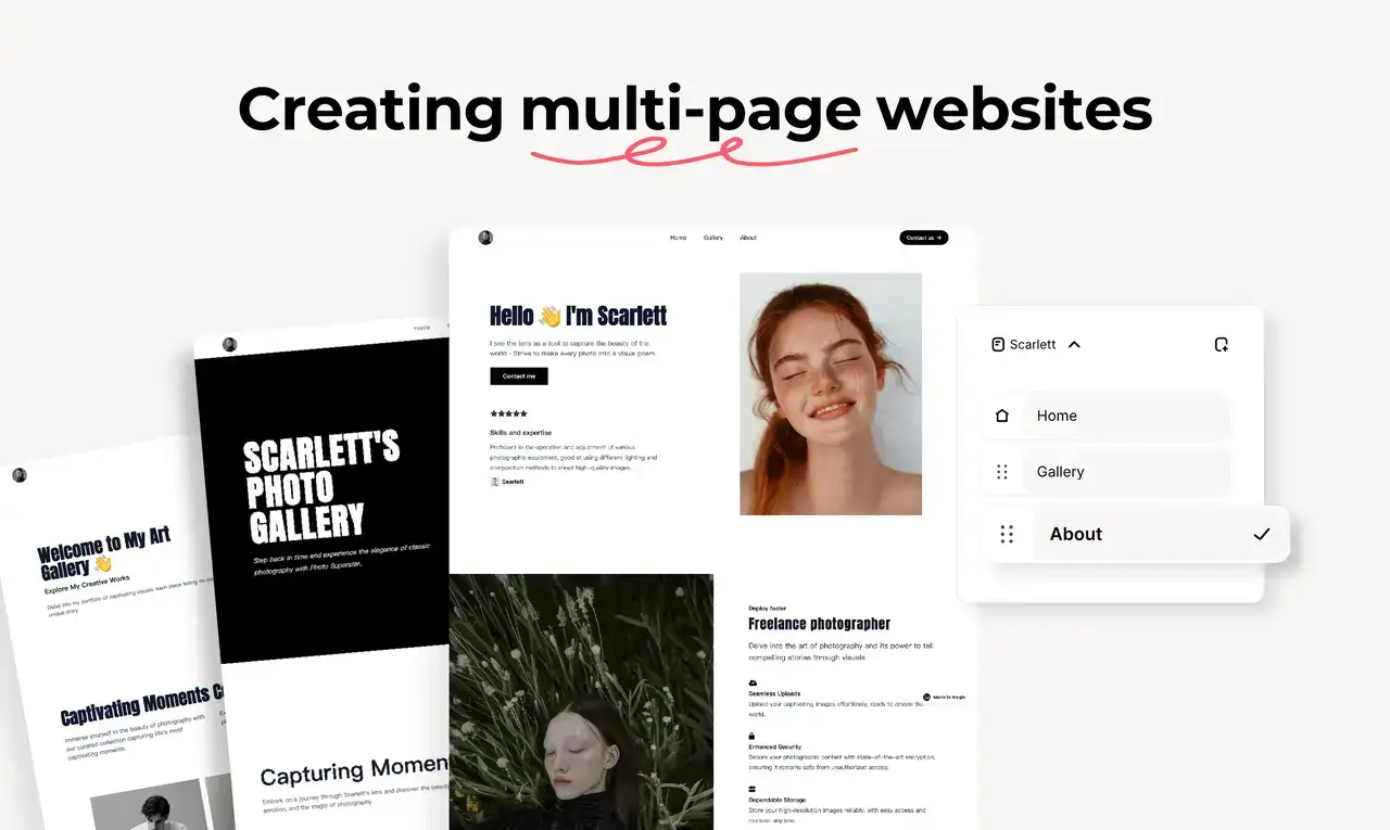 creating multi-page websites creating multi-page websites