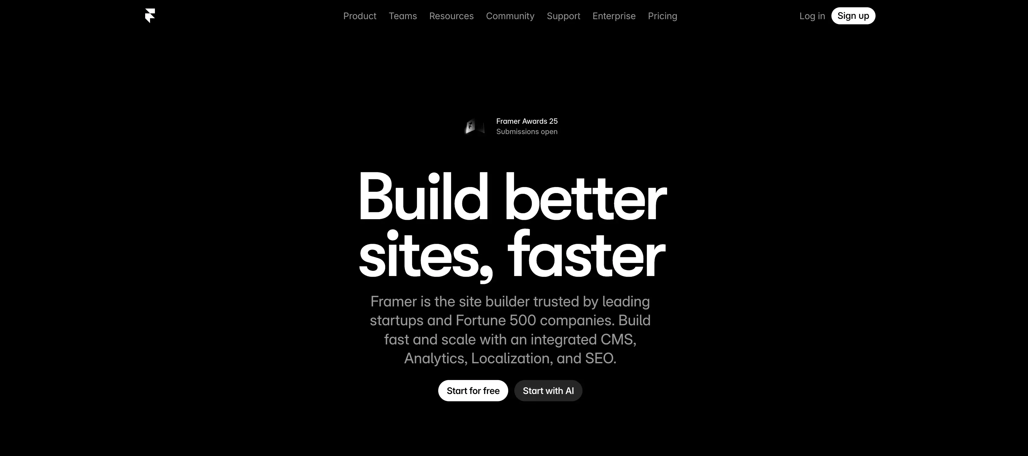 Framer daha iyi siteler daha hızlı inşa edin Framer daha iyi siteler daha hızlı inşa edin