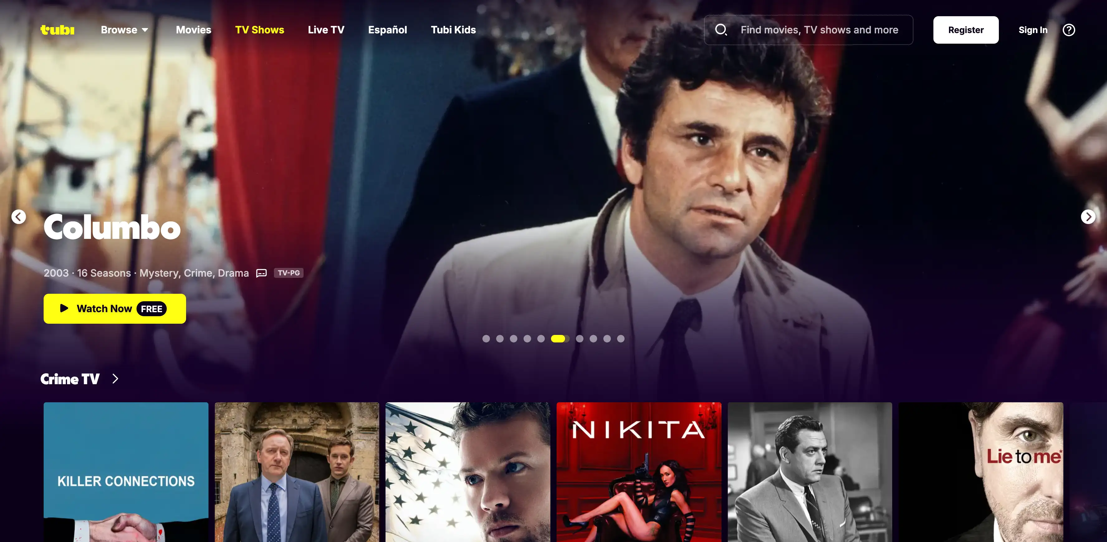 tubi massive free library top pick