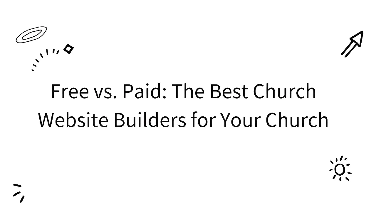 choosing between free and paid church website builders