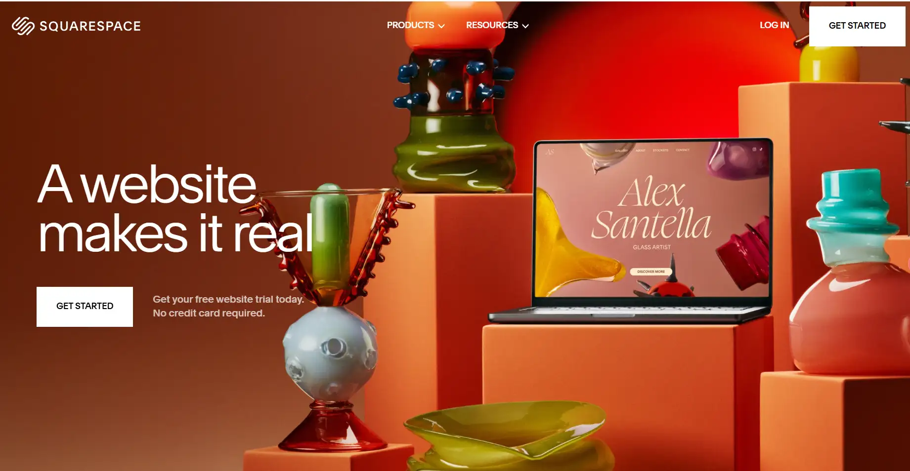 squarespace homepage