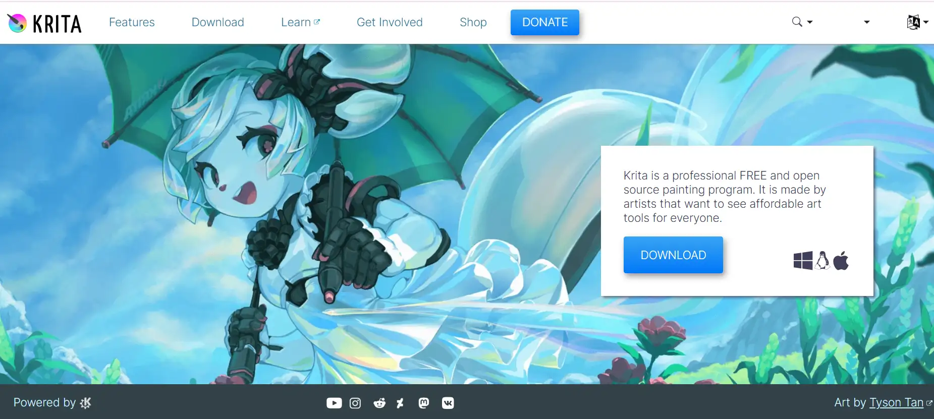 Krita's Homepage