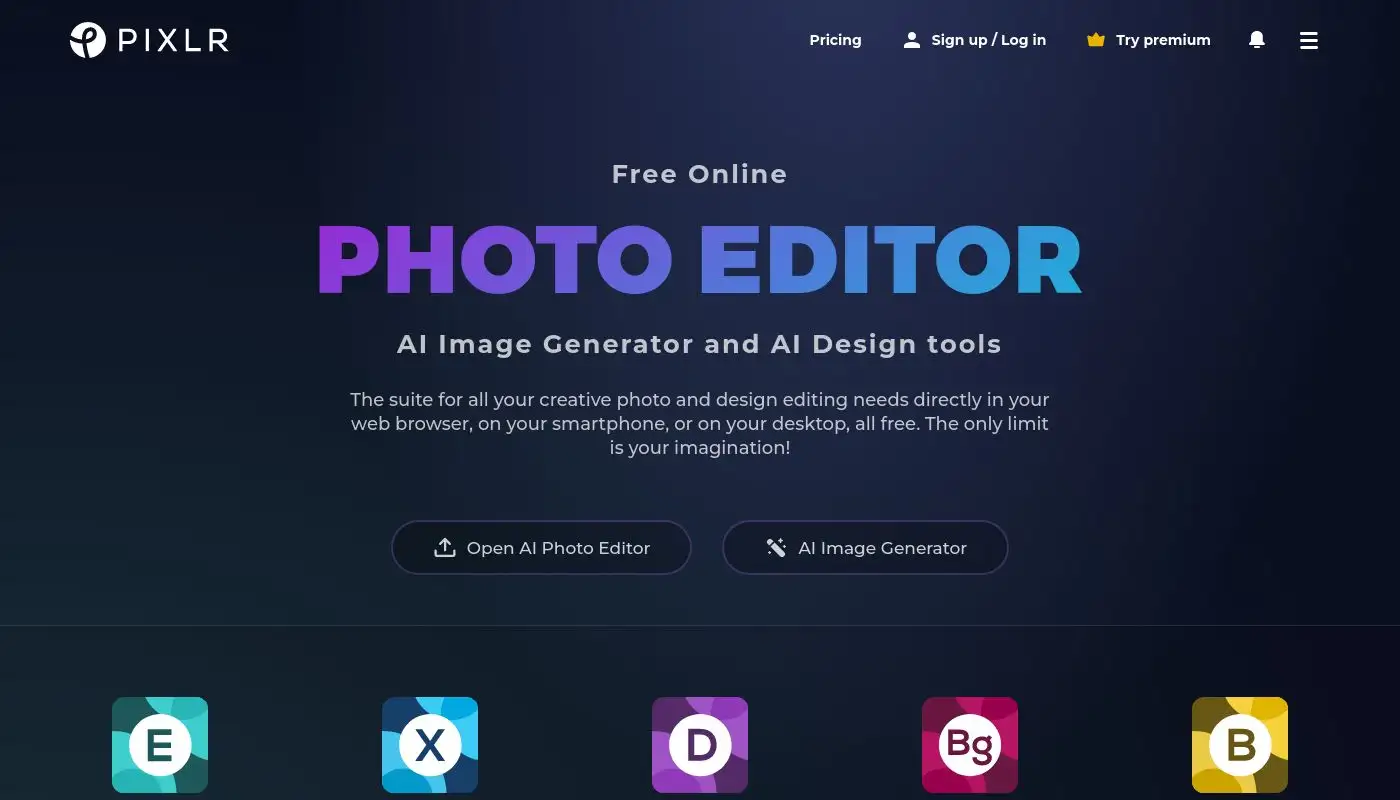 Pixlr's Homepage