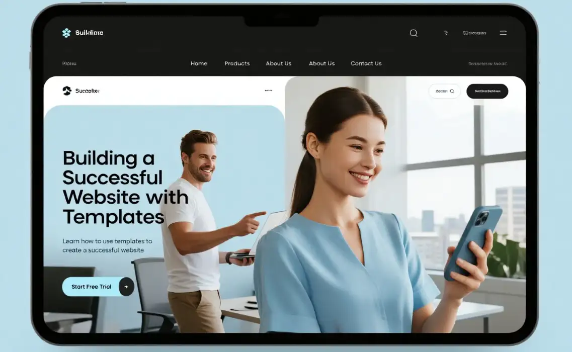 How to build a successful website using templates