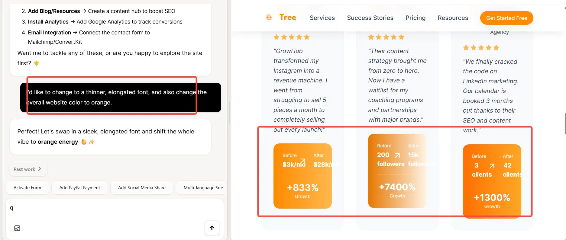 Use Wegic AI to change text and color Use Wegic AI to change text and color