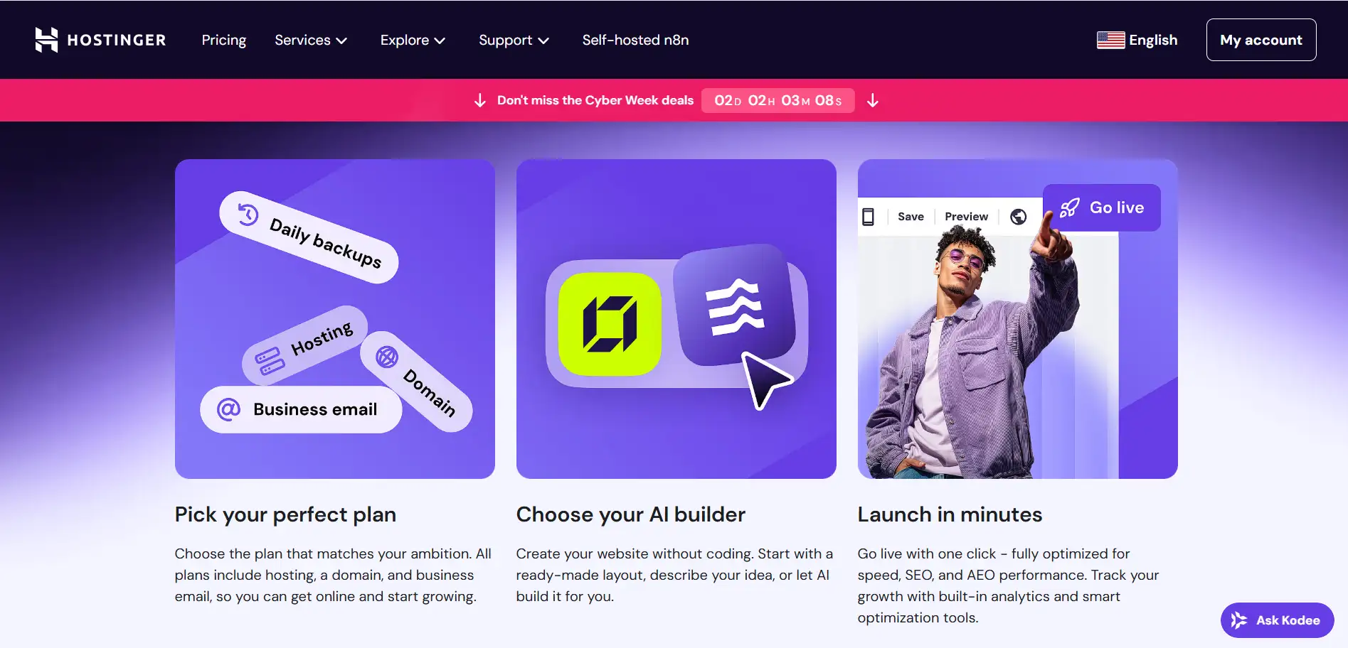 Hostinger AI Website Builder Hostinger AI Website Builder