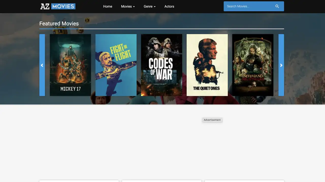 azmovies homepage