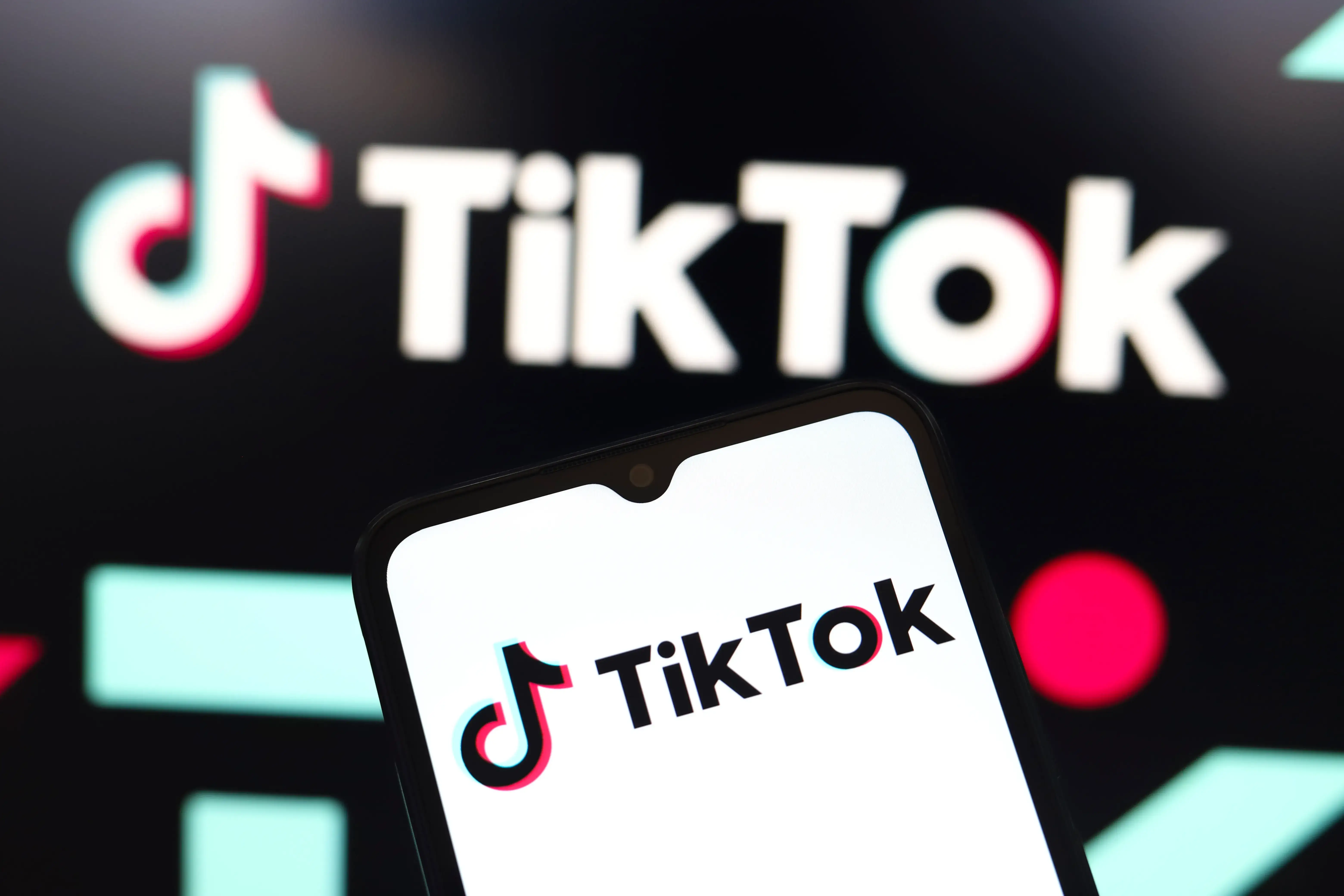 tiktok in smartphone