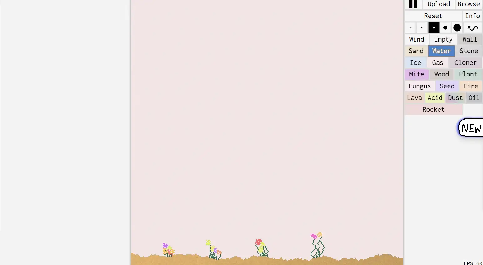 sandspiel homepage