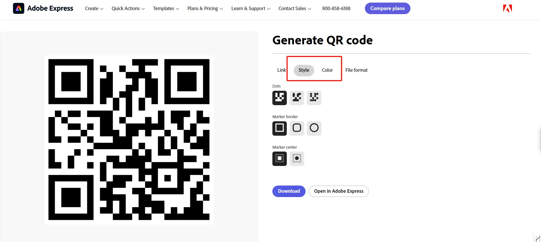customize the qr code design