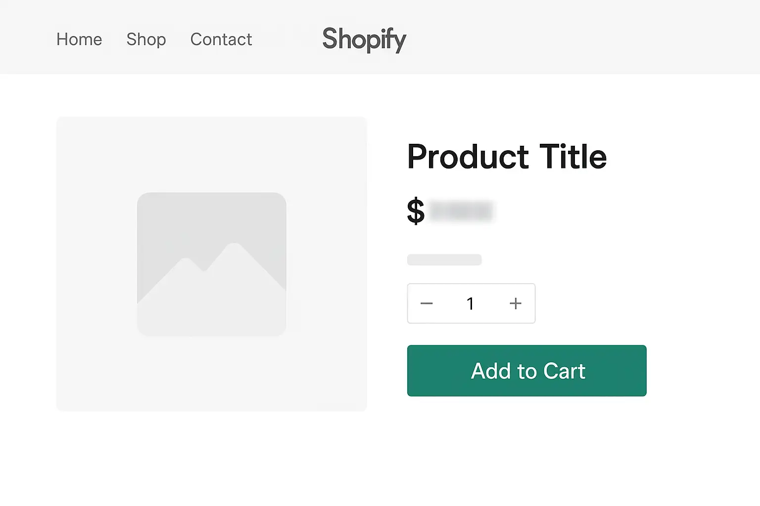 An example of a product page on a small business website built with Shopify. An example of a product page on a small business website built with Shopify.