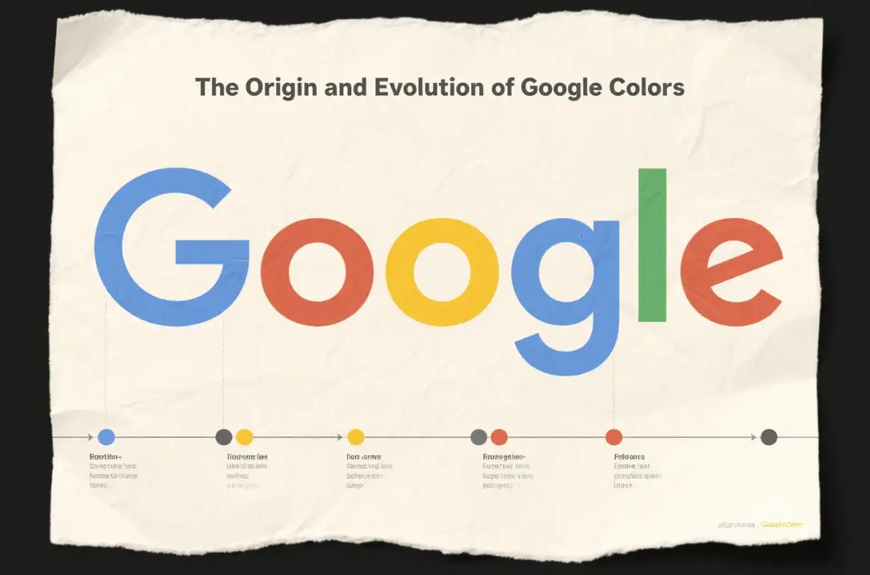 The Origin and Evolution of Google Colors