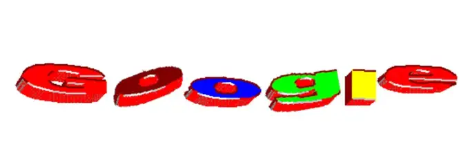 simple google logo at early age