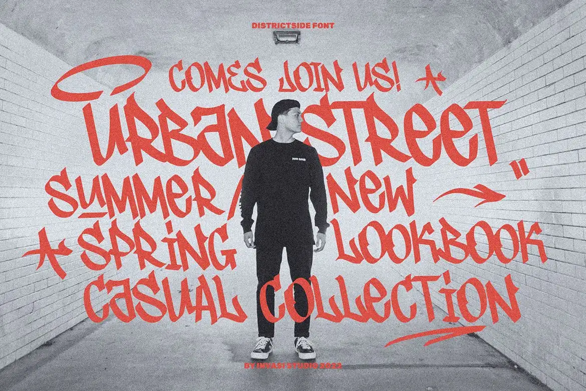 districtside font