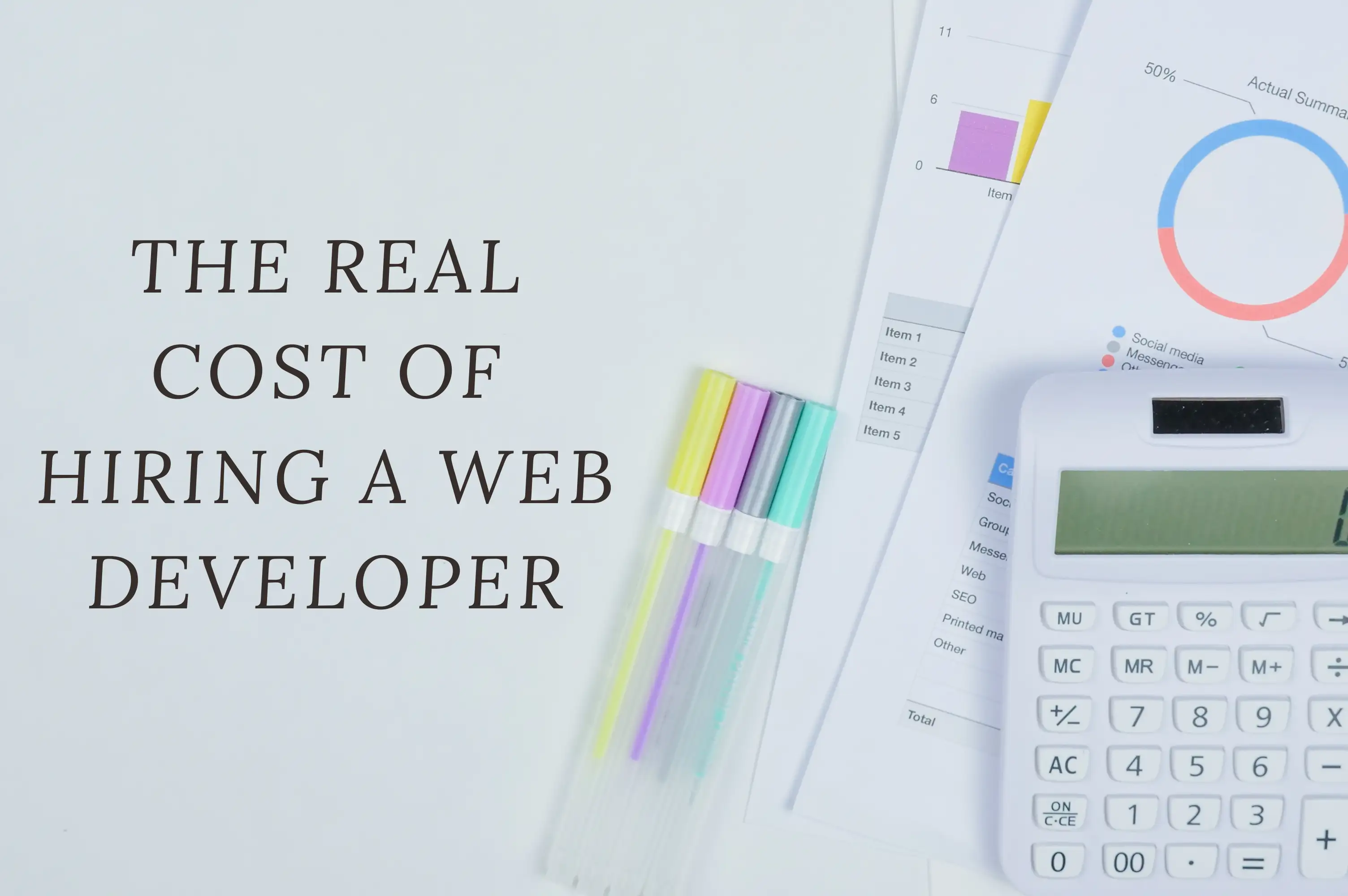 the cost of hiring a web developer the cost of hiring a web developer