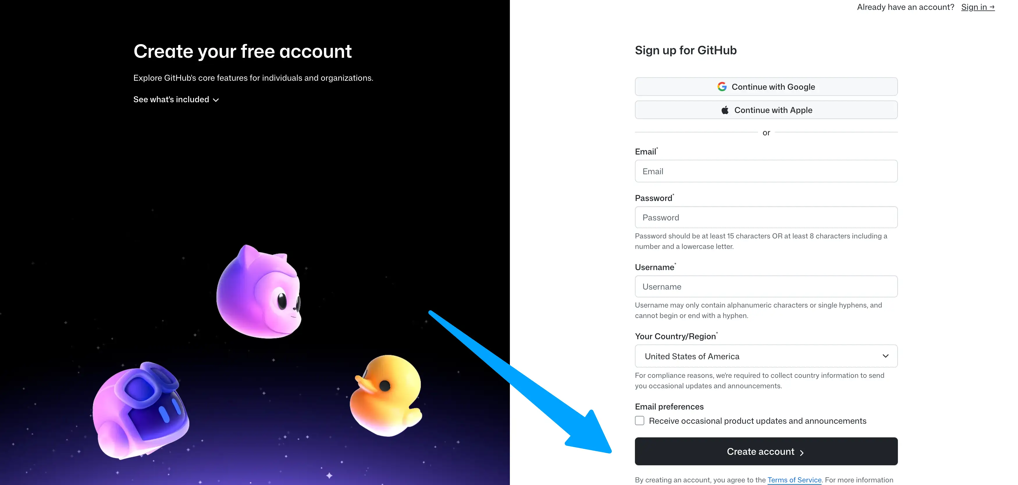 create a free github account create a free github account