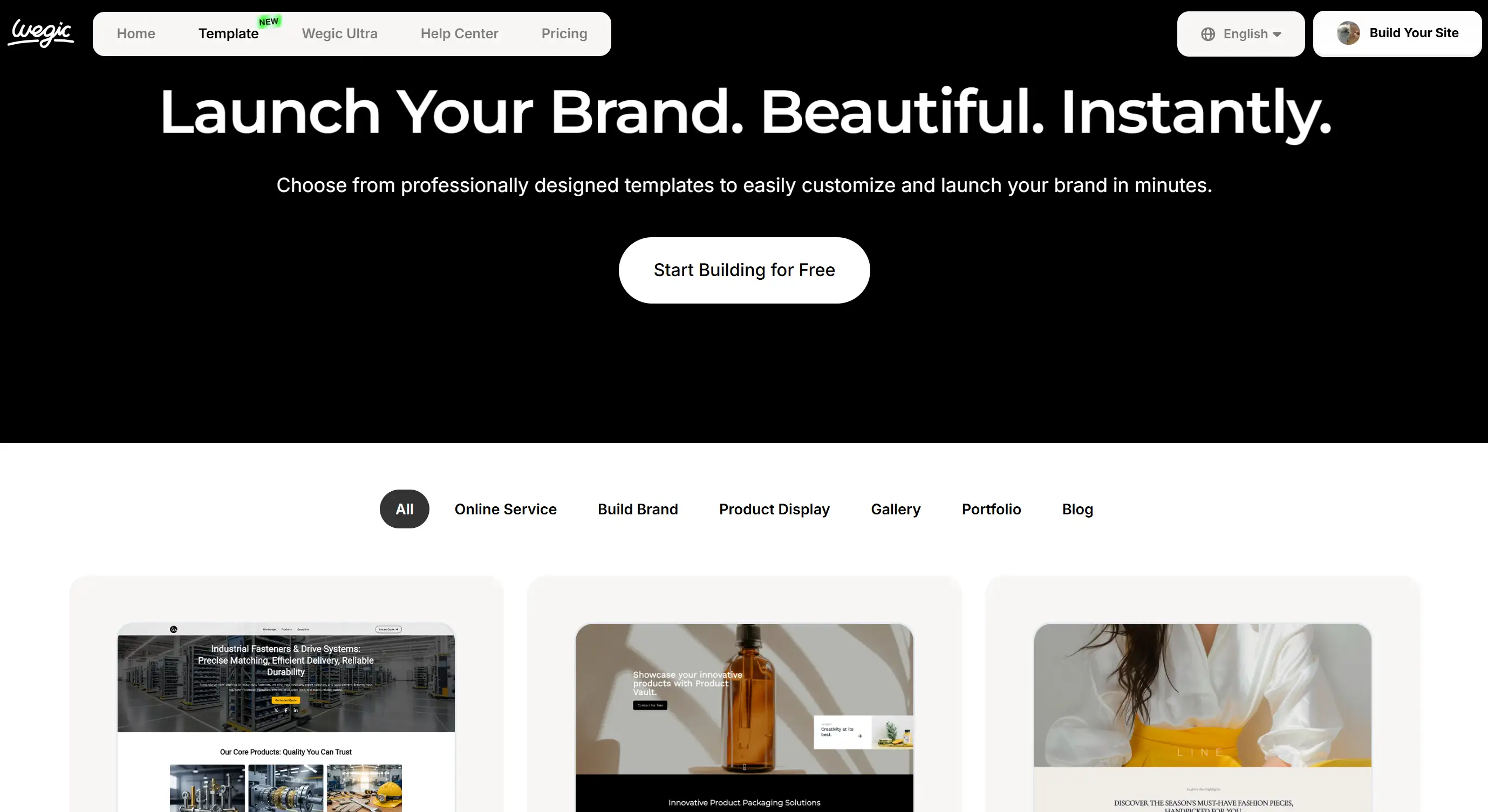 Website design templates created on Wegic Website design templates created on Wegic
